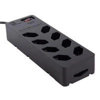 Filtro de Linha Clamper 8 Tomadas com DPS Preto