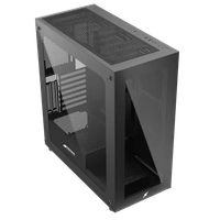 Gabinete Gamer SuperFrame Glass, Mid Tower, RGB, Vidro Temperado, ATX, Black, Sem Fonte, Sem Fans