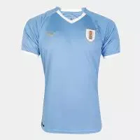 Camisa Seleção Uruguai Home 2019 Torcedor Puma Masculina - Azul