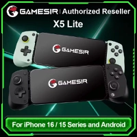 [R$ 100,83 Moedas/ App] Controle Móvel GameSir X5 Lite USB-C p/ Android/iPhone, Sticks Hall Effect