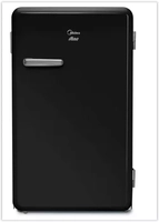 Frigobar Retrô Preto Onix Midea - 110v