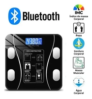 Balança Bioimpedância Corporal APP Bluetooth - Evolux