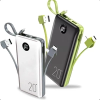 Power Bank 20.000mah Carregador Rápido com Display Portátil