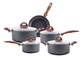 Jogo de Panelas Antiaderente brinox ceramic life p/ Indução 5 Peças