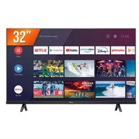 Smart TV Android LED 32" HD TCL 32S615 com Google Assistant 2 HDMI 1 USB Wi-Fi Bluetooth