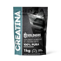 Creatina Monohidratada 1Kg 100% Pura Importada - Soldiers Nutrition