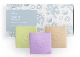 Sabonete em barra natural feeling-3 unidades