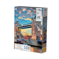 Quebra-Cabeça 500 Peças - Londres Ponte do Tamisa