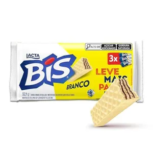 (REC) Bis Branco - Kit com 3 unidades de 100,8g