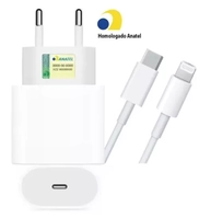 Carregador Turbo 20W USB-C Compatível 11 12 13 Pro Max X XR XS