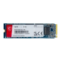 SSD MSI M370, 1TB, M.2 2280, PCIe NVMe, Leitura 2400 MB/s, Gravacao 1750 MB/s, M370N1TB OEM