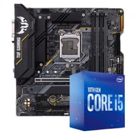 Kit Upgrade, Intel i5 10400F, ASUS TUF Gaming B460M-Plus | R$1783