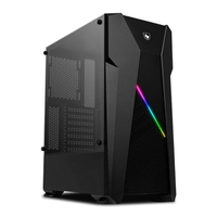 Gabinete Gamer Pichau Kronen RGB Lateral Vidro Temp, PGKN-01 RGB | R$200