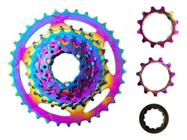 Cassete 8v 11-34D Mega Range Cor Camaleão MTB