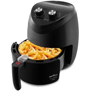 Fritadeira Elétrica Air Fryer Britânia 1500W Sem Óleo BFR25P 3,5L - Preta - 220V
