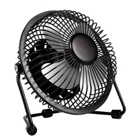 [AME R$10,49] Mini Ventilador Preto 15cm com Cabo USB - Basic+