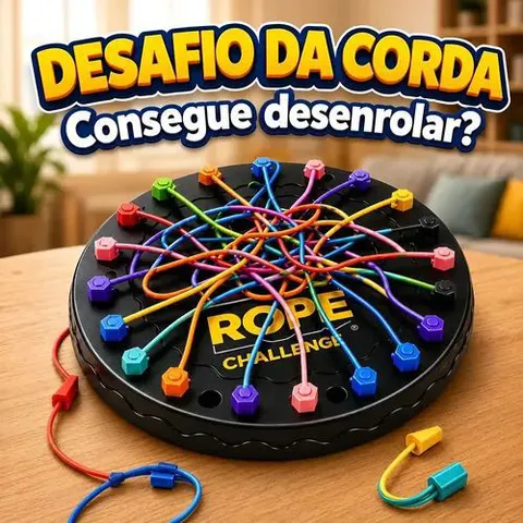 Jogo Desafio Corda Desenrola Fio