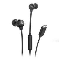 Fone de Ouvido Motorola Earbuds 3-S In-ear USB-C Com fio, Preto