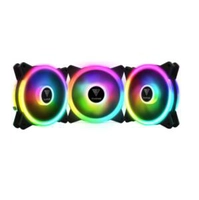 Kit Fan 3 Unidades, Gamdias, AEOLUS M2-1203 LITE, RGB, 120mm | R$120