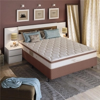 Cama Box Casal + Colchão Herval Capri com Pillow Inn R$ 809