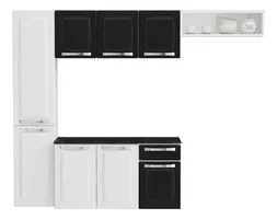 Armário de Cozinha Itatiaia Pratika 210cm aço