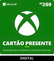 Xbox Cartão Presente R$ 200 Gift card (Digital)