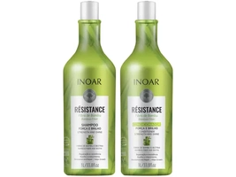 Shampoo e Condicionador Inoar Résistance Bambu - 1L Cada - Cosméticos Sustentáveis 