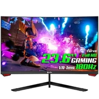 Monitor Gamer Ninja Sharingan, 23.6 Pol, Curvo, Full HD, 1ms, 180Hz, FreeSync, HDMI/DP, GNSCB-24180-FHD