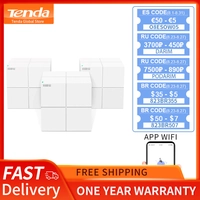 Tenda-roteador e repetidor de wifi mw6., sem fio, 11ac, 2.4g/5.0ghz, gerenciamento remoto por aplicativo.