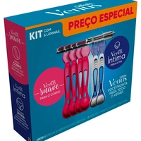 Kit Aparelho de Depilar Gillette Vênus Suave com 4 Unidades e Vênus Íntima com 2 Unidades