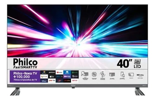 Smart Tv 40'' Ptv40e3ersgb Full Hd Led Hdmi Roku Tv Philco