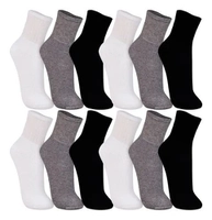 Kit 12 Meias Cano Médio Esportivas Trifil