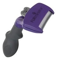 Escova Tira Pelo Furminator Gatos Pelo Curto Médio E Grande Cor Roxo