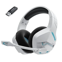 [Taxas Inclusas/R$103 Moedas App] Headset Sem Fio BINNUNE BW01 - 2.4G e Bluetooth