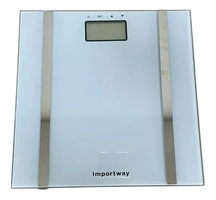 Balança Digital Importway Bioimpedância Corporal 180 Kg Cor Branco