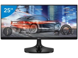 Monitor para PC Full HD LG LED UltraWide IPS 25” - 25UM58 Magazine Luisa