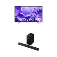 Samsung Smart TV 55" Crystal UHD 4K U8100F + Soundbar HW-B450F