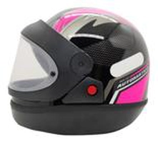 Capacete Moto Ebf Automático Bolt Rosa/Preto 60