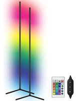 Kit 2 Lâmpada De Atmosfera Rgb 3000 Cores Com Controle Voz