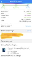 [Cliente ouro] iPhone 12 Mini Apple 64GB Azul 5,4” | R$4504