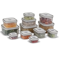 Conjunto 12 Potes Eletrolux Herméticos Cinza