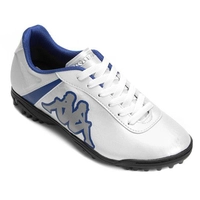 Chuteira Society Kappa Torpedo - Branco e Azul