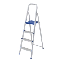 Escada Doméstica de Alumínio 4 Degraus MOR