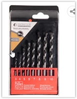 Jogo de Brocas Schulz Helicoidal para Alvenaria/Concreto – 8 Peças | R$ 15