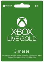 [PRIME] Xbox Live Gold - 3 Meses - Cartão Físico | R$40