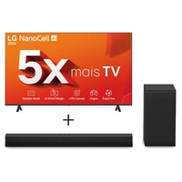 Combo Smart TV LG NanoCell NANO80 4K de 86" + Soundbar LG S40T