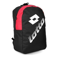 Mochila Lotto Basic - Preto e Vermelho - R$34,90