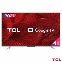 Smart TV TCL LED Ultra HD 4K 55" Google TV com Google Assistant, Borda Ultrafina e Wi-Fi - 55P725
