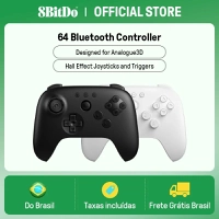 Controle Bluetooth 8BitDo 64 p/ Switch e Android