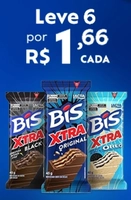 Bis Xtra Lacta Original, Black e Oreo